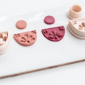 Floral Clay Cutter for Earrings | Polymer Clay Tools | Clay Cutter | Spring Cutter | Summer Cutter