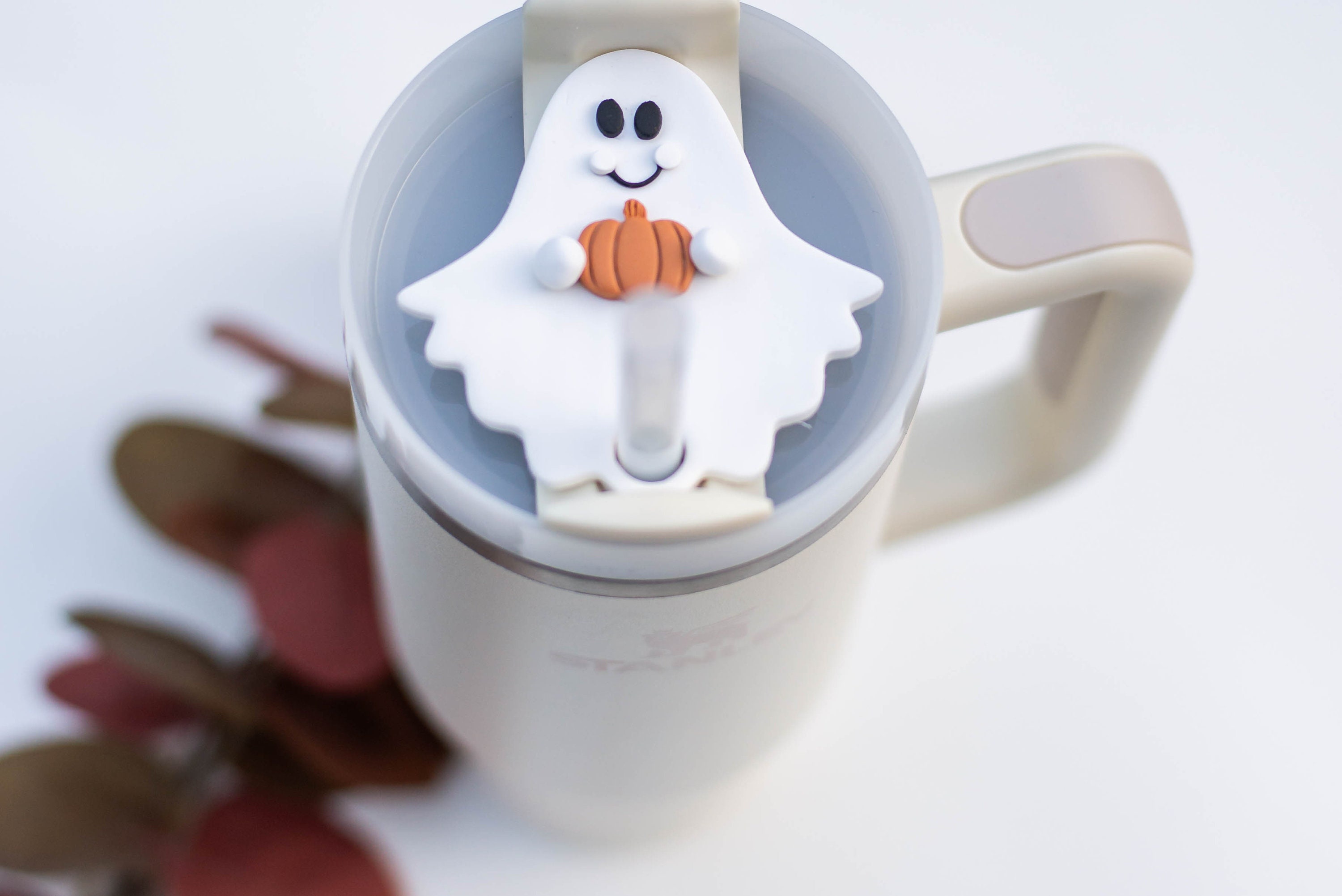 Christmas Ghost Stanley H2.0 Cup Topper 40oz 30oz 20 Oz Stanley