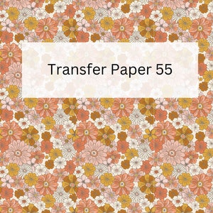 TP55 | Floral Clay Transfer Sheets | Boho | Clay Transfer Paper | Clay Transfers | Image Transfer Paper | Image Transfer for Polymer Clay