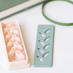 Leaf Bookmark Clay Cutter | Polymer Clay Tools | Clay Molds | Bookmark | Clay Cutter