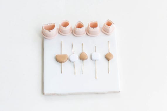 12mm Bead Cutters with Drill Guide | Basic Shape Cutter | Bead Cutter Set | Clay Cutter Set | Tools for Clay Earrings