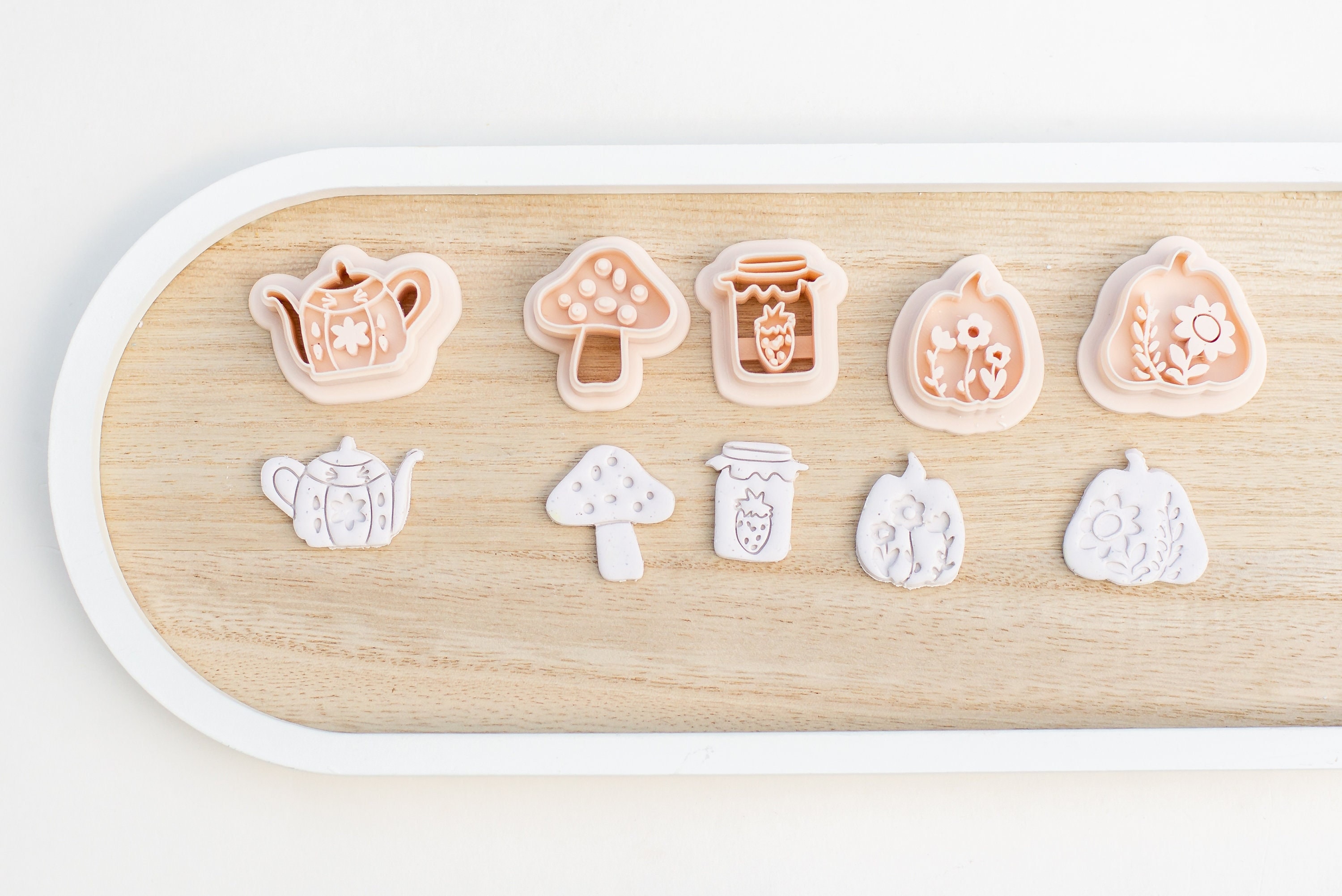 Cottage Core Collection Cutters for Polymer Clay Teapot Etsy