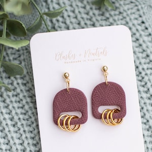 rabattiert | Clay Ohrringe Ohrhänger |Ausverkauf spiegelt sich im aktuellen Preis wider | Vergoldet Hypoallergen | Ton Ohrringe | Ton Ohrringe Handmade