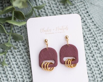 DISCOUNTED | Clay Earrings Dangle |Sale reflected in current price | Gold Plated Hypoallergenic | Clay Earrings | Clay Earrings Handmade