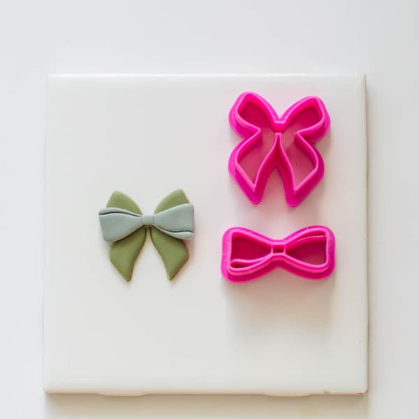 Layered Bow Cutter for Polymer Clay | Clay Cutter Bow | Polymer Clay Shape | Bow Earring Making