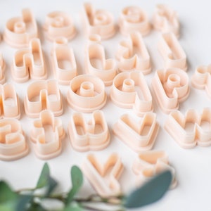 Alphabet Cutters | Letter Cutters for Polymer Clay | Clay Cutters | Polymer Clay Tools | Clay Cutters Letters | Clay Tools