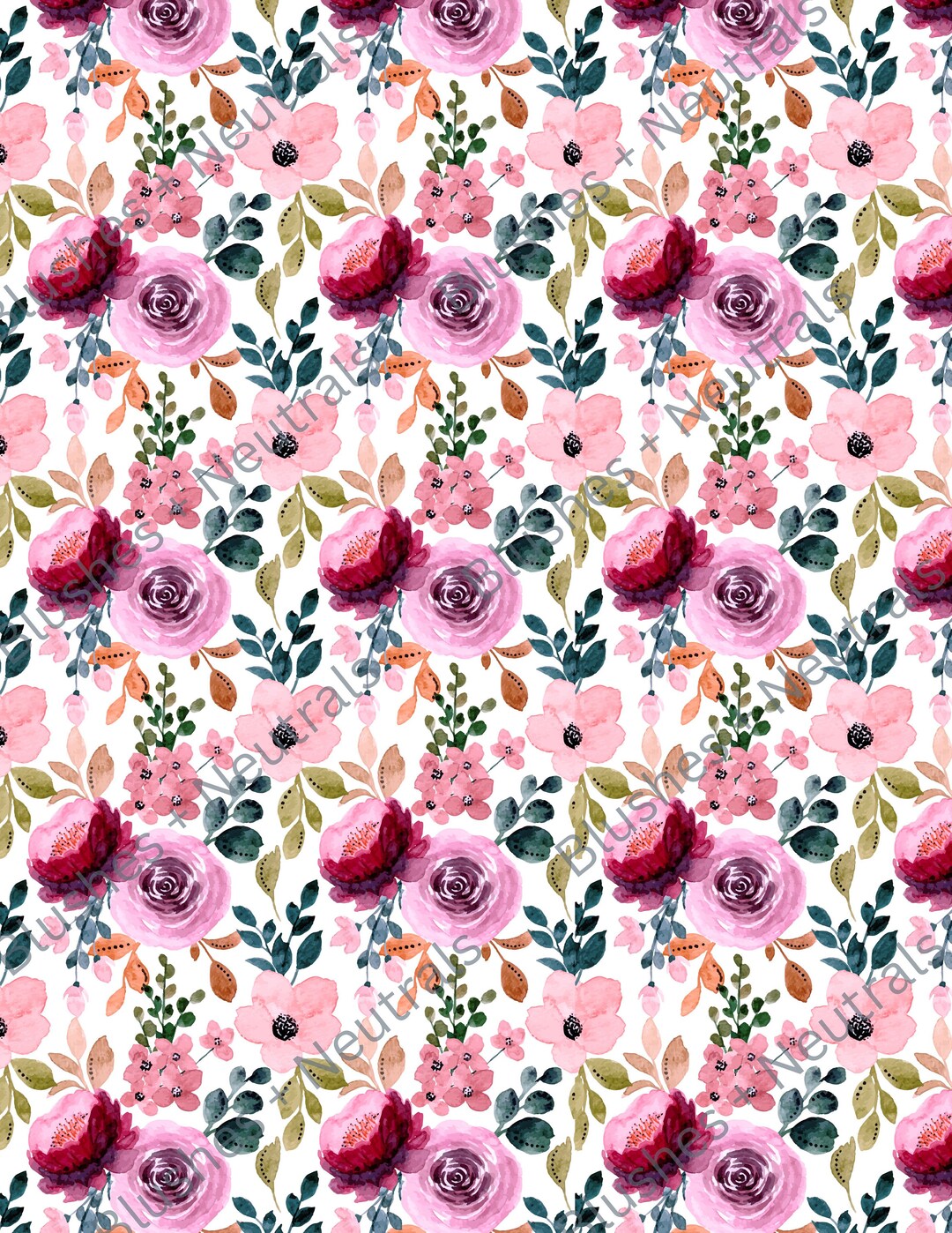 TP75 | Rose Transfer Paper for Clay | Pink and Red Transfer Paper ...