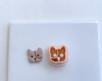 Puppy Stud Size Cutter for Polymer Clay | Puppy | Stud Cutters | Dog Lover | Clay Cutters for Polymer Clay Earrings | Cute Puppy | Clay