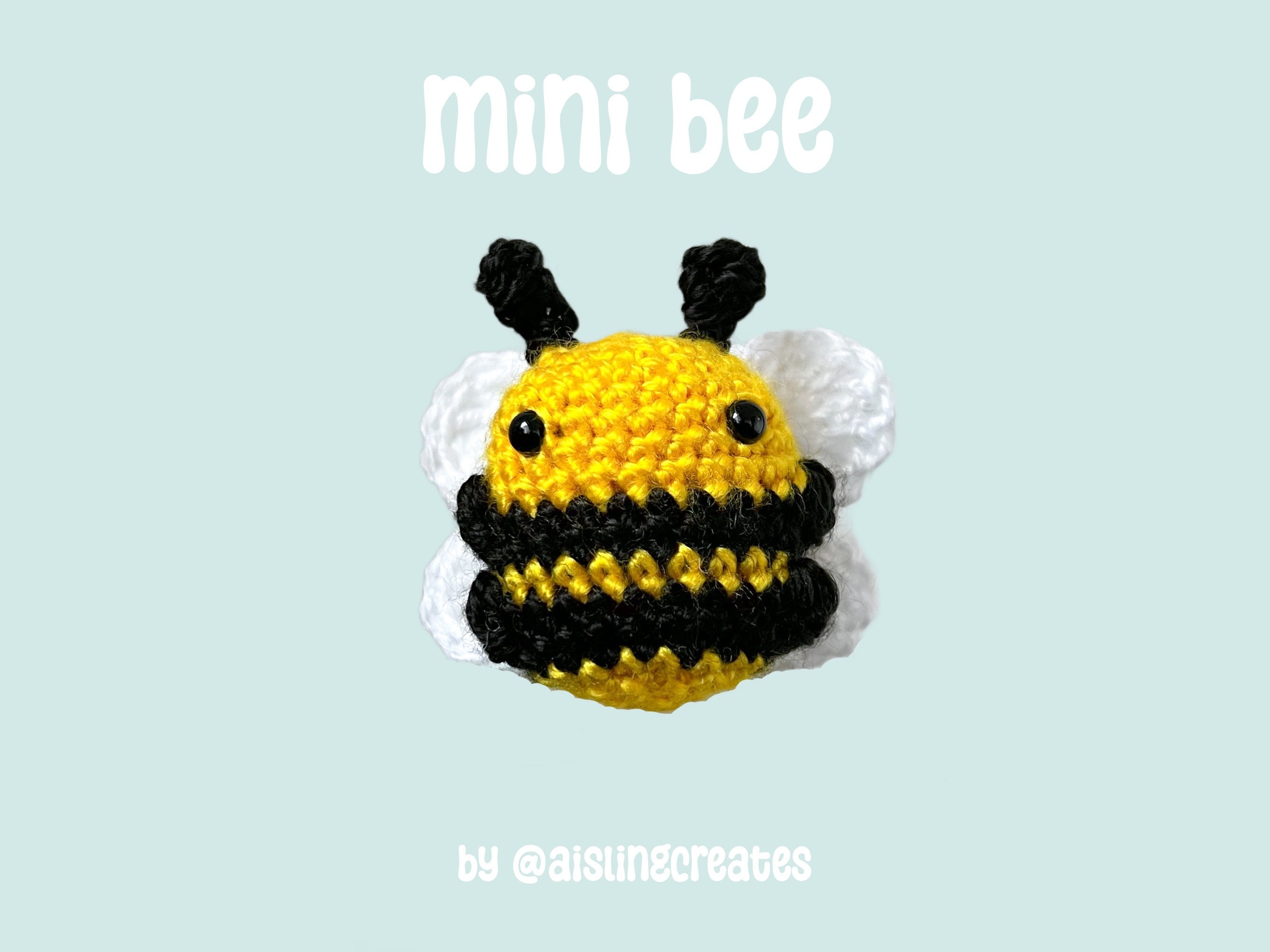 Mini Bee Crochet Amigurumi Pattern | Pdf Pattern Only - Etsy