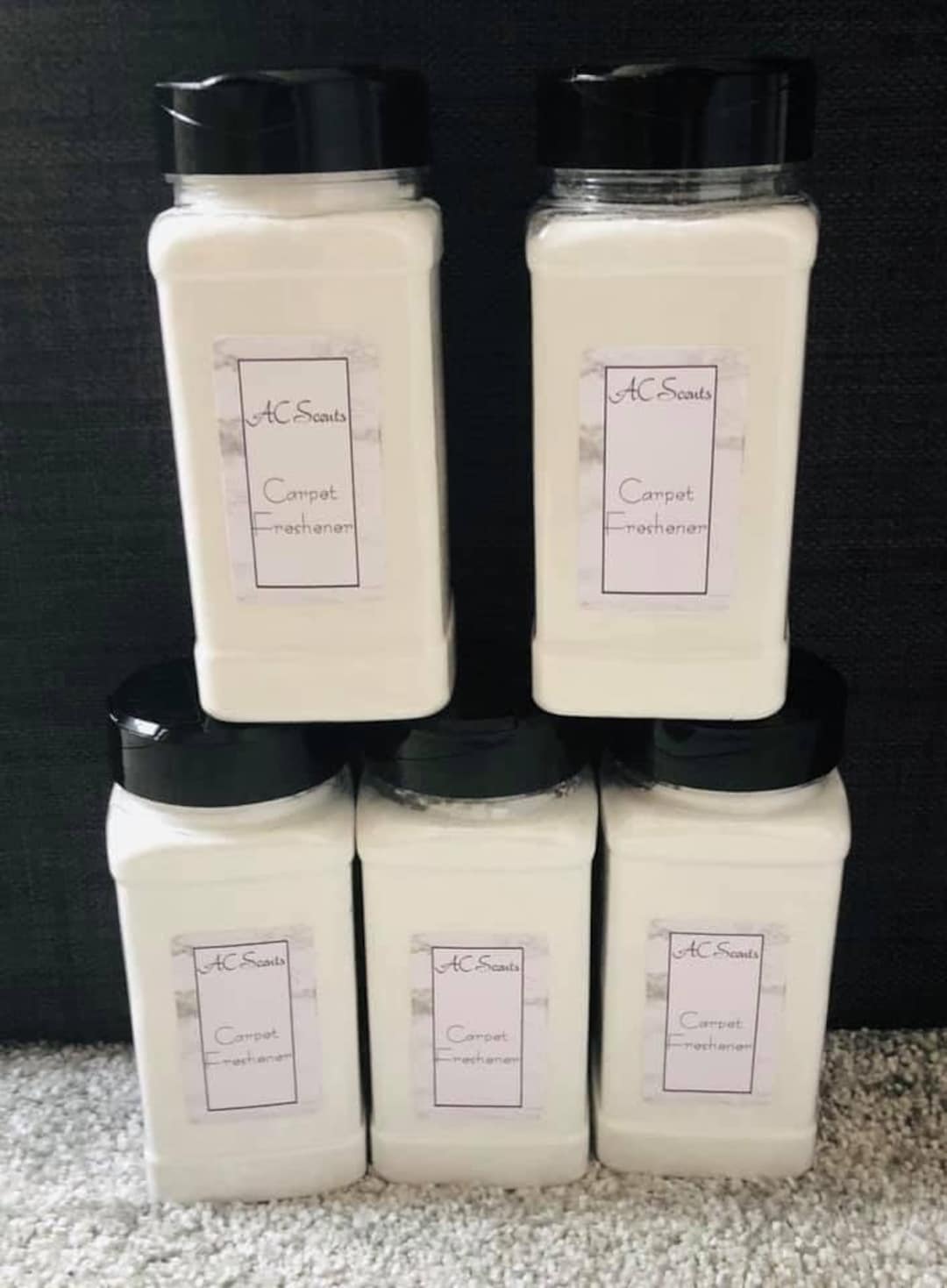 Carpet Freshener shake & Vac 500g in a Shaker Bottle Etsy