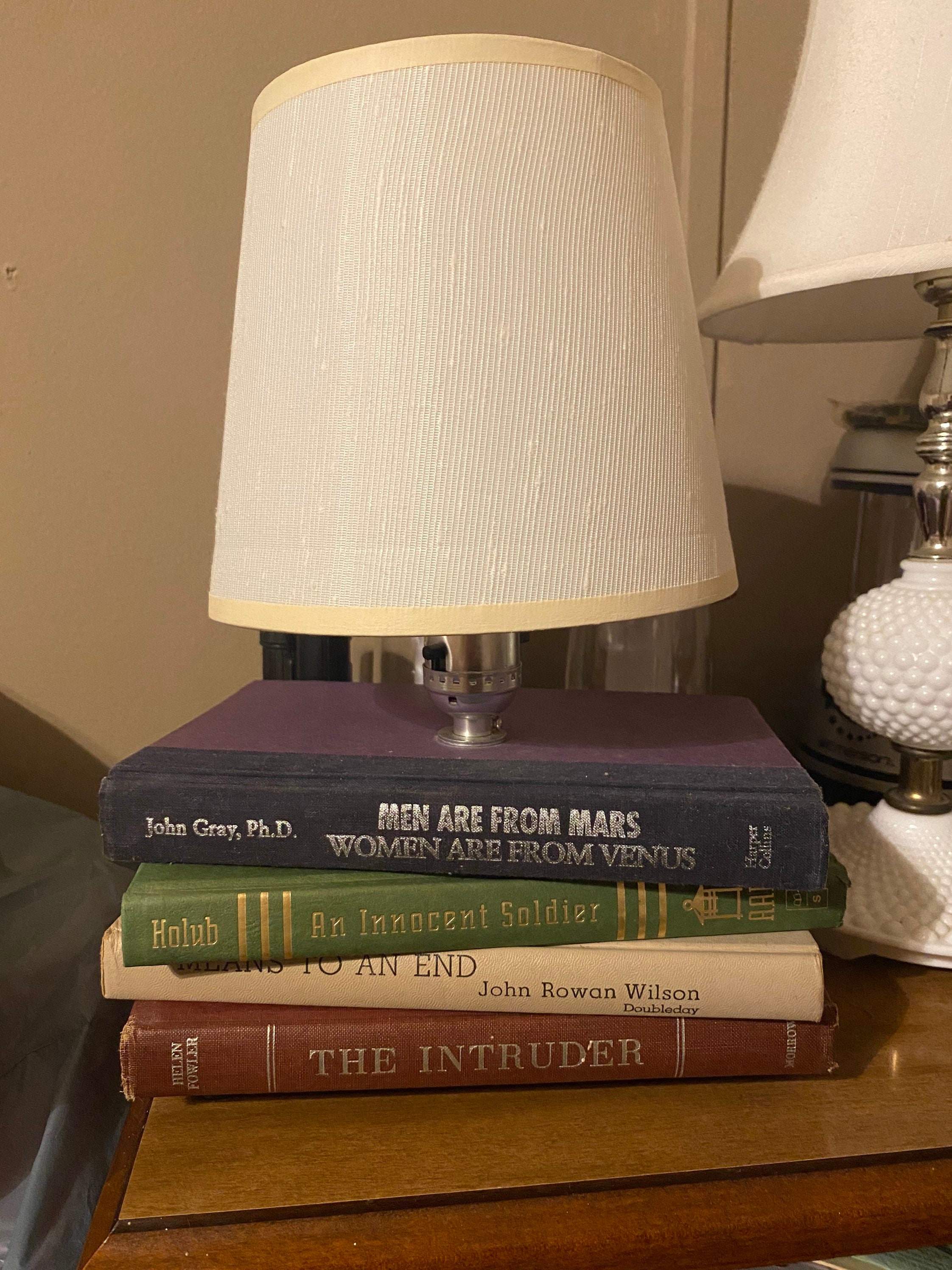 Book Table Lamp Etsy