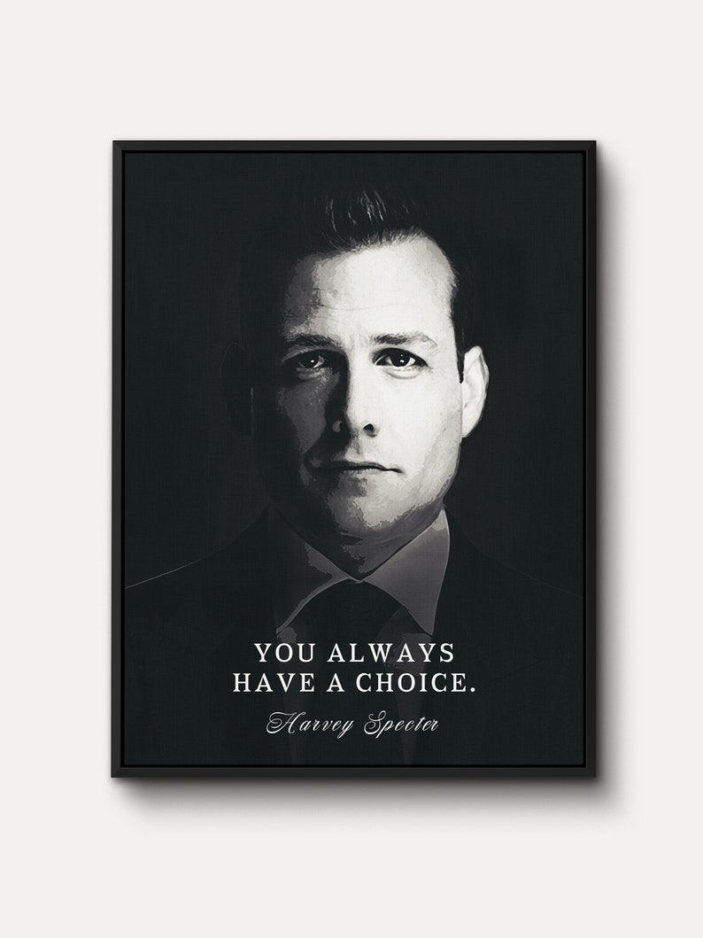 Harvey Specter WALL ART Best Canvas Art, Suits TV Prints, Celebrity