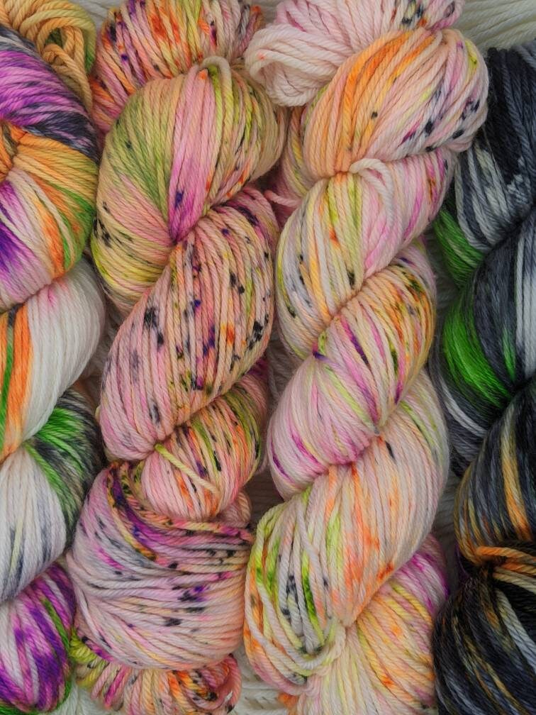 Spooky Season Black Light Yarn Etsy
