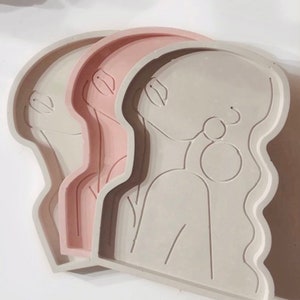 Lady Silhouette | Trinket Dish | Jewlery Dish | Aesthetic Home Decor | Sunsets Co.
