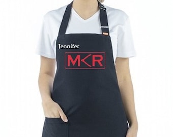 My Kitchen Rules Personalised Chef's Apron Birthday Gift,Personalized Apron,Custom Apron,Chef Gift