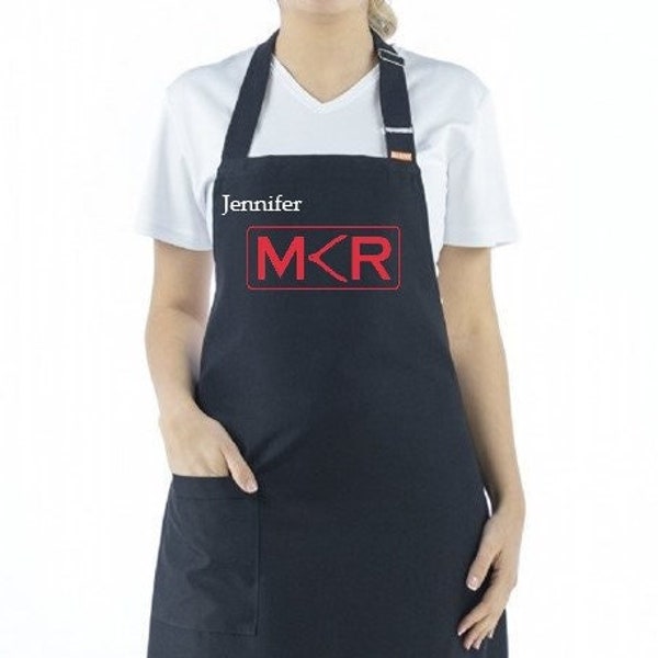 My Kitchen Rules Personalised Chef's Apron Birthday Gift,Personalized Apron,Custom Apron,Chef Gift