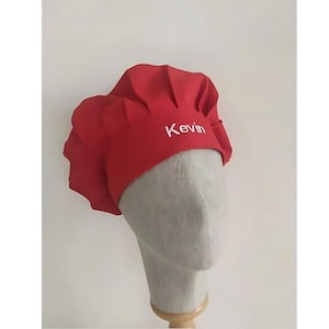 Custom Chef Hat - Personalize With Any Name - Adjustable Kitchen Cooking Hat for Men & Women Black, Unique Cooking Gift for cook