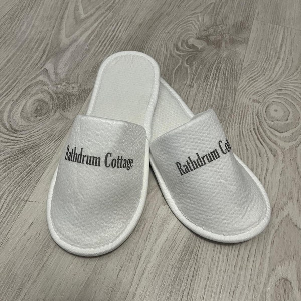 Disposable Slippers luxury-high quality  Non-Slip Slippers Unisex Disposable Slippers for Hotel Home , with your custom  business logo