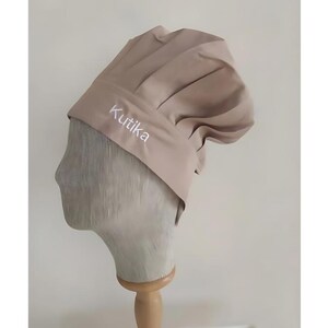 Personalized  Chef Hat, for Women and Men, embroidered with any text or logo, Kitchen Chef Hat, Professional Unisex Chef Hat