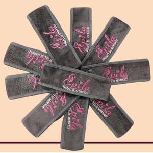 Personalised Luxury headband hairdresser with logo,Salon,10 PCS Salon Towels,Microfiber,Highly absorbent towels,Beauty Salon