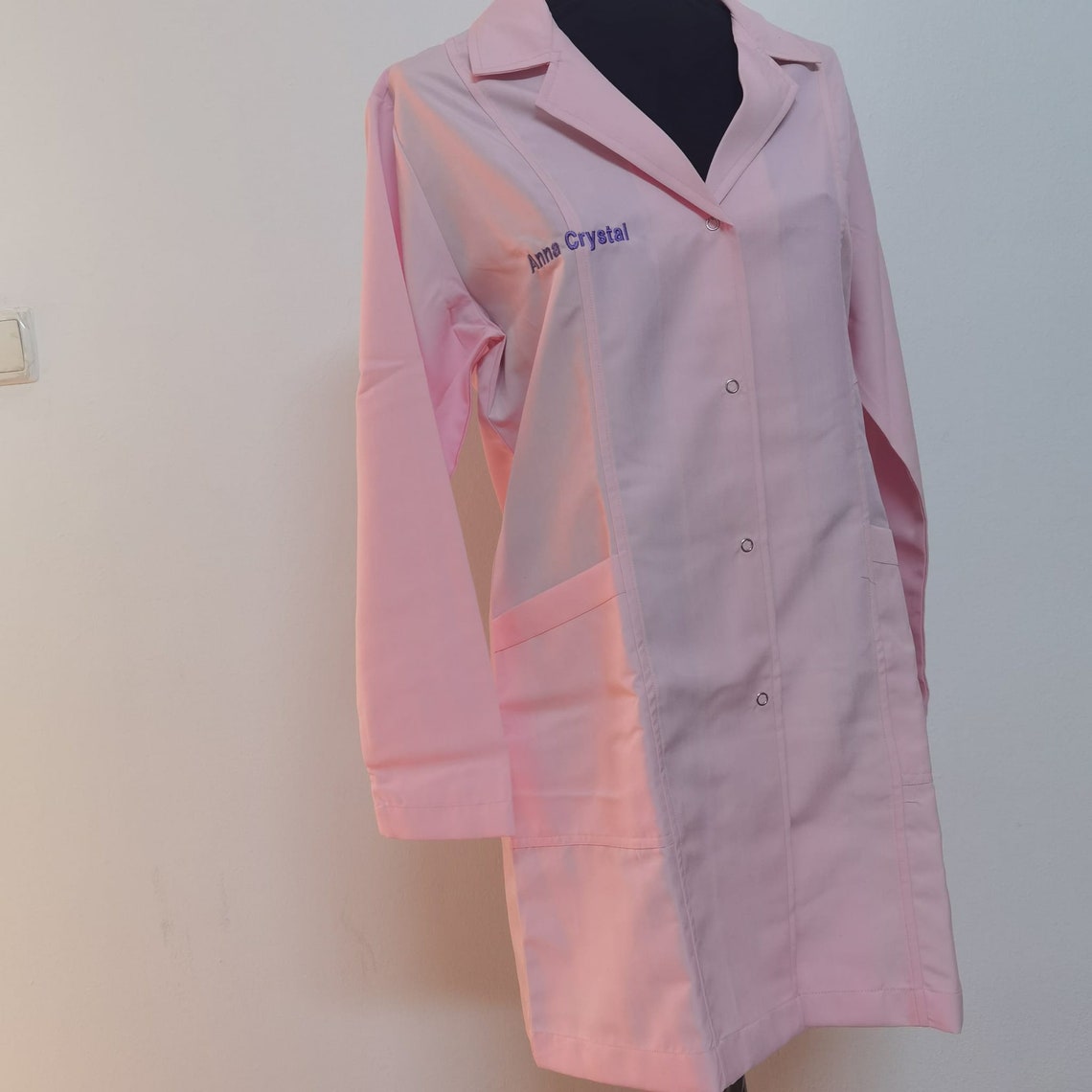 Custom Lab Coat Embroidered Medical Lab Coat Personalized Etsy