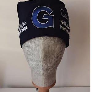 Embroider your logo on the front,surgical cap,name /unit embroideries,run business logo,custom scrub cap,custom nurse /dentist/doctor cap
