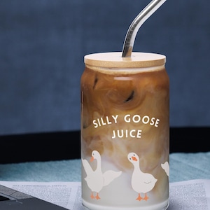 Silly Goose Juice Glass, Silly Goose, Silly Goose on the Loose, Silly Goose Gift, Silly Goose cup, Silly Goose Social Club