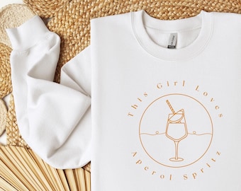 Aperol Spritz Sweatshirt, Aperol Spritz, Aperol Spritz Gifts, Aperol Spritz Shirt, Cocktail Gift, Gift for Her, Aperol Spritz Crewneck