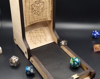 Dice Rolling Tower, Dice Storage, Dungeons and Dragons, Magic the Gathering