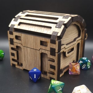 Würfelkiste - Plain, Würfelbox, Dungeons and Dragons, Magic the Gathering, Würfelspiele