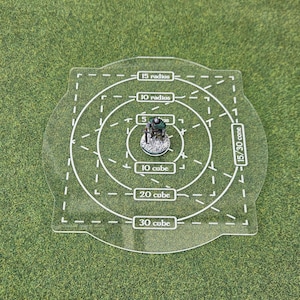 RPG Area of effect ruler / spell guage