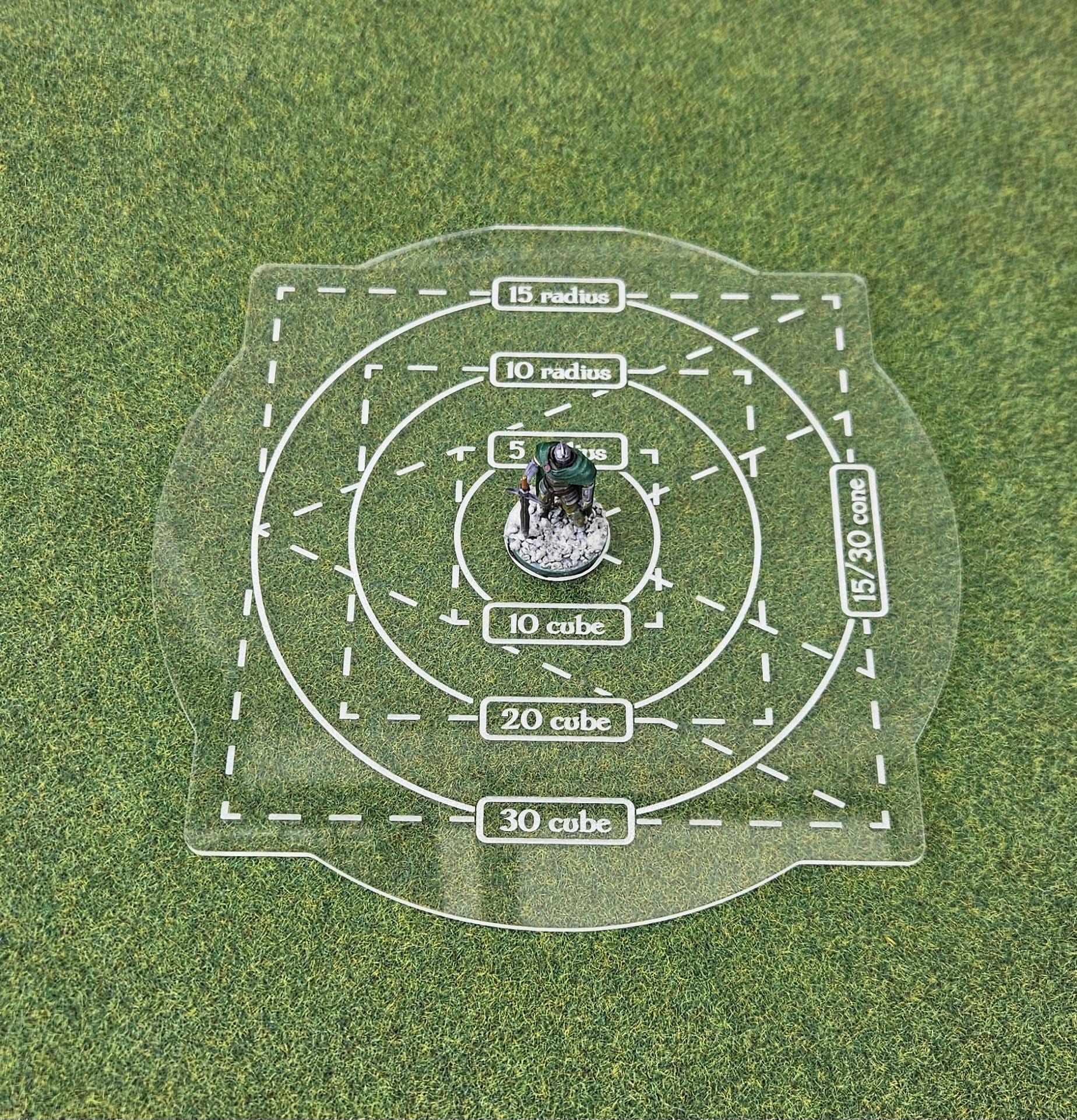 RPG Area of Effect Ruler /spell Gauge - Clear - Etsy