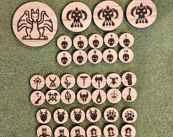 Wooden Complete Token Start up set (40 Piece)