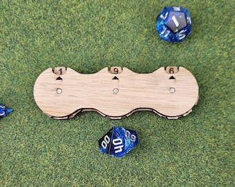 Triple Magnetic Hit Point counter for Magic The Gathering, DND score tracking, Gaming nights