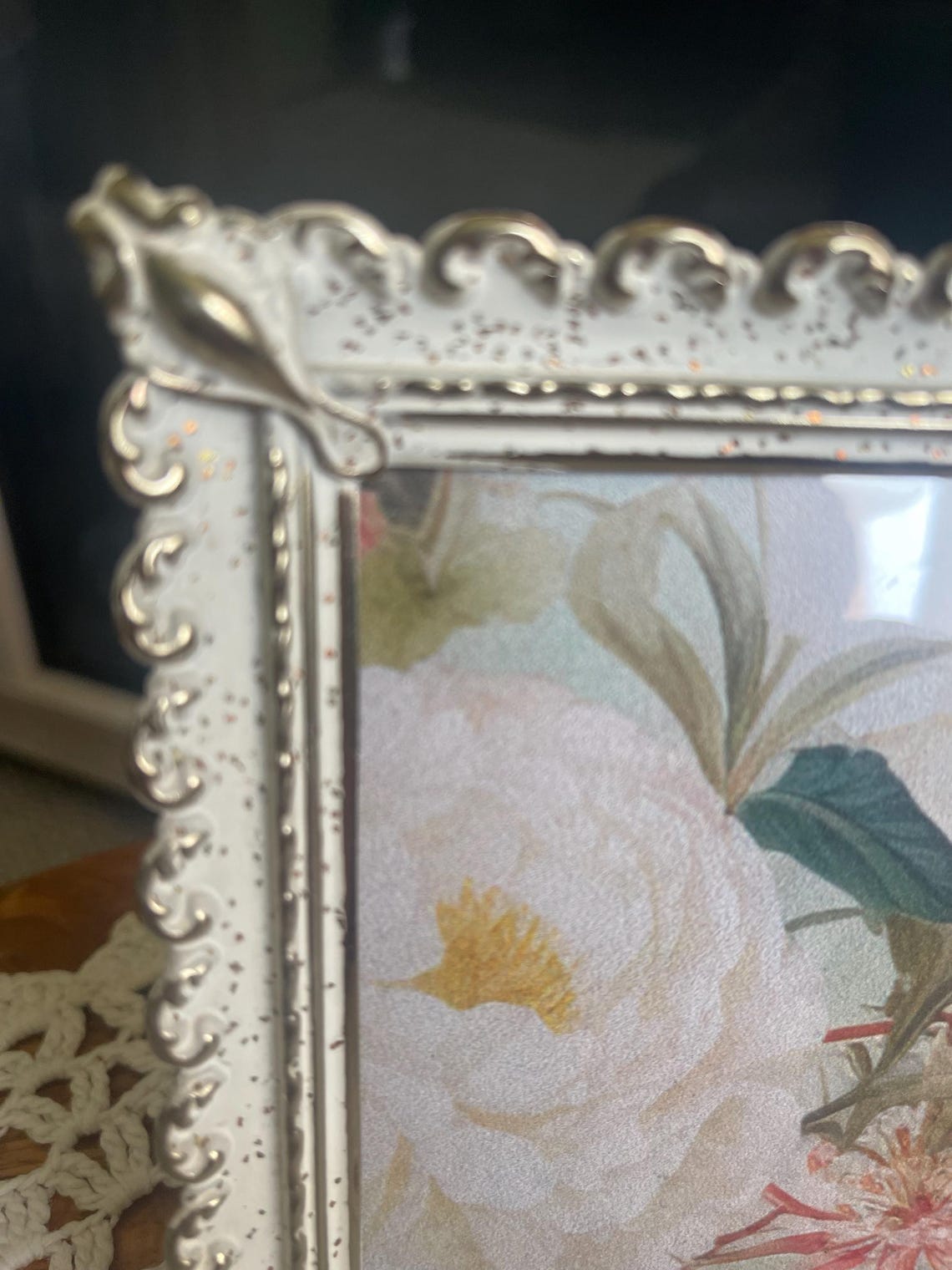 Vintage Convex Metal Frame - Etsy