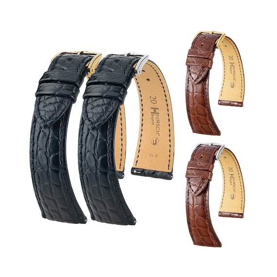 Alligator Flank Leather Watch Strap Genuine Louisiana Alligator