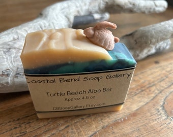 Turtle Beach Handcrafted Soap | Coastal, Beachy | Natural, Artisan, Vegan Bar