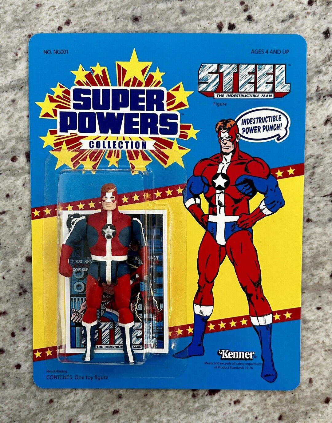 Custom DC Kenner Super Powers Commander Steel Figure MOC Classic JLA - Etsy