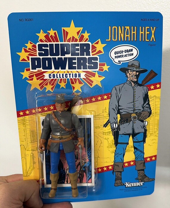 Custom DC “kenner” Super Powers JONAH HEX Figure - Moc- With