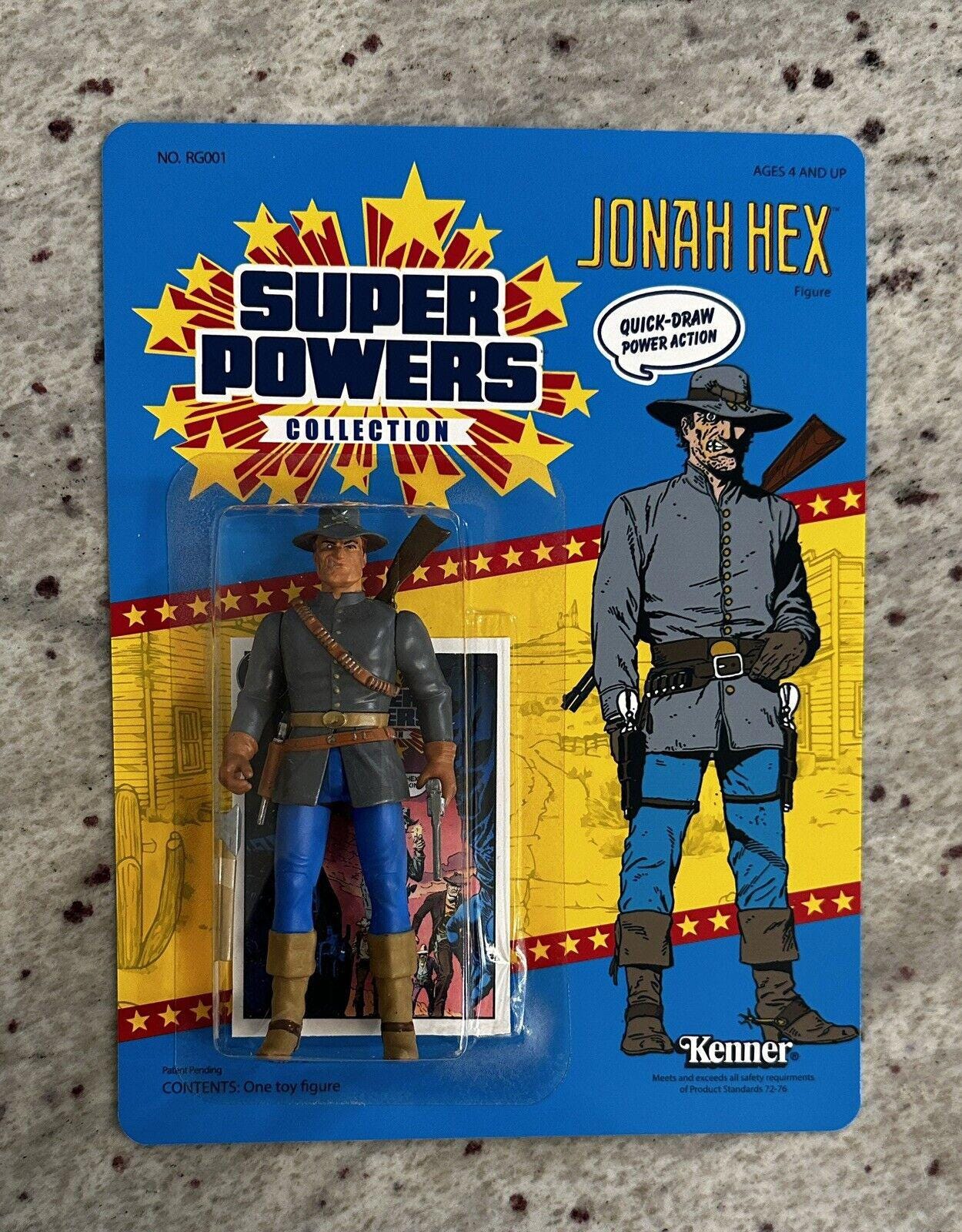 Custom DC “kenner” Super Powers JONAH HEX Figure - Moc- With 