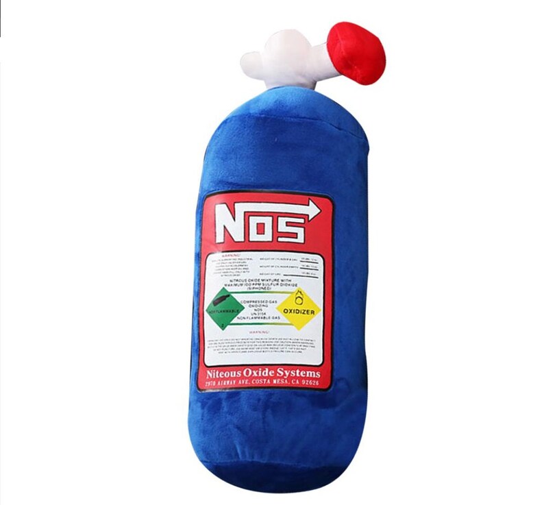 NOS Nitrous Oxide Bottle JDM Style Car Neck Pillow Etsy