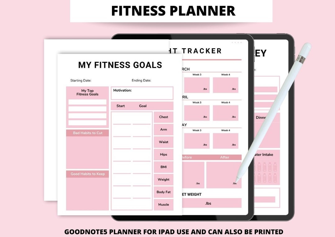 Workout Tracker: Fitness Journal Weight Loss Planner Wellness Workout ...