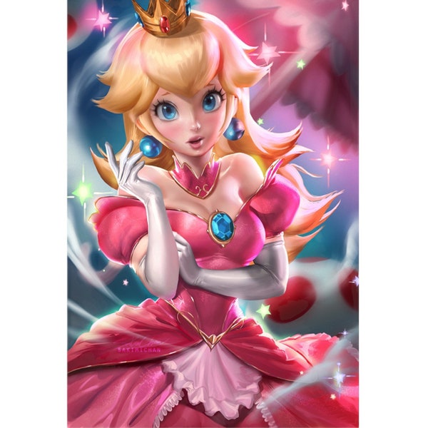 Princess Peach DIY Diamond Painting