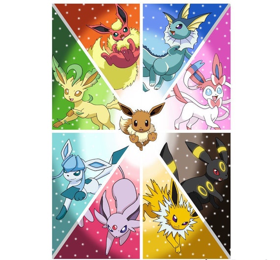 Pokémon Eevee Evolutions DIY Diamond Painting 