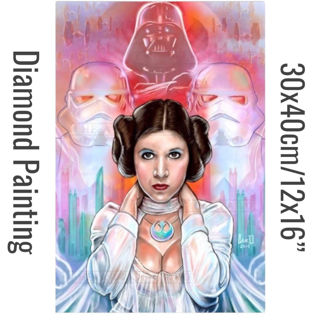 Star Wars Droids 30*40cm full round drill diamond painting – Jules' Diamond  Art