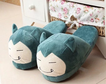 Snorlax pluche pantoffels