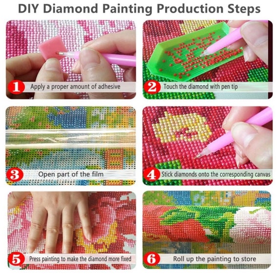 Diamond Painting Kits for Adults Kuromi And My Melody Diamond Art Gem Art  Painting Full Drill Round Art Gem Painting Kit for Home Wall Decor Gifts  12x16 