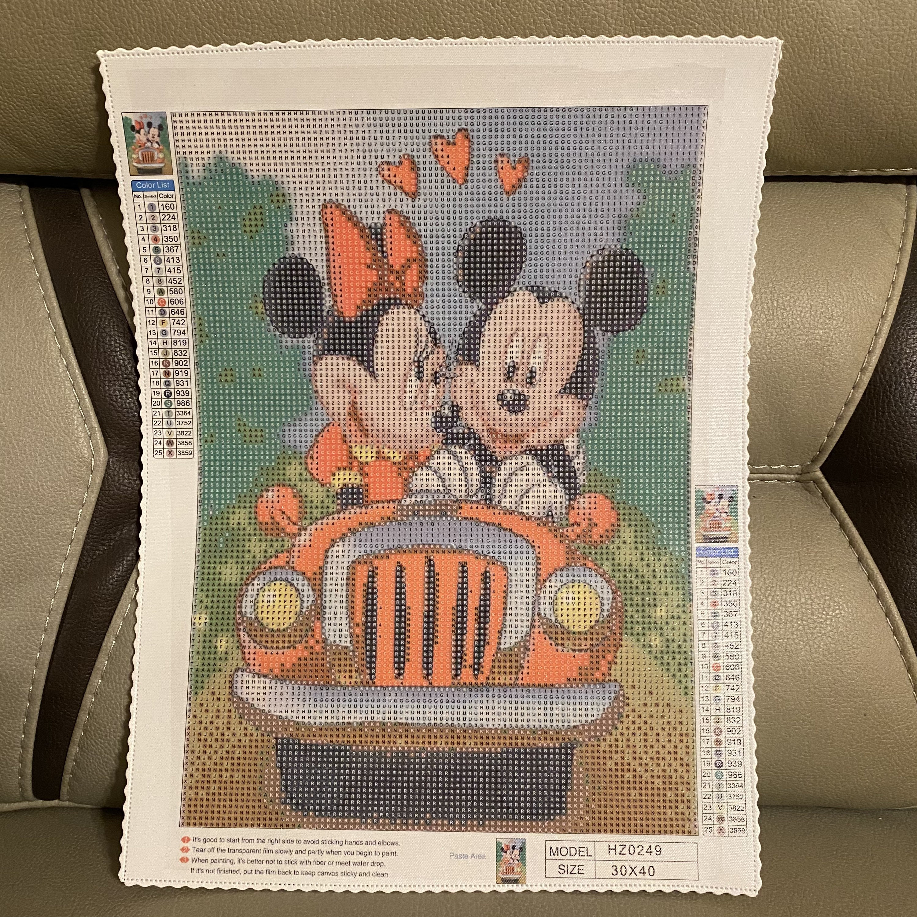 Disney Diamond Painting Mickey Mouse Diamond Art Cartoon Character Cross  Stitch Embroidery Donald Duck Mosaic PLUTO Home Decor