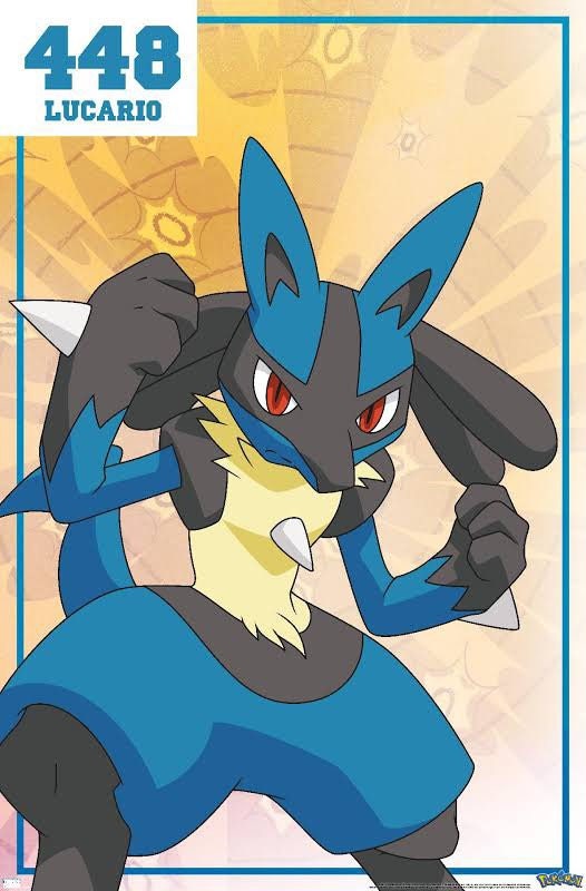 Lucario Pokemon - 5D Diamond Painting 