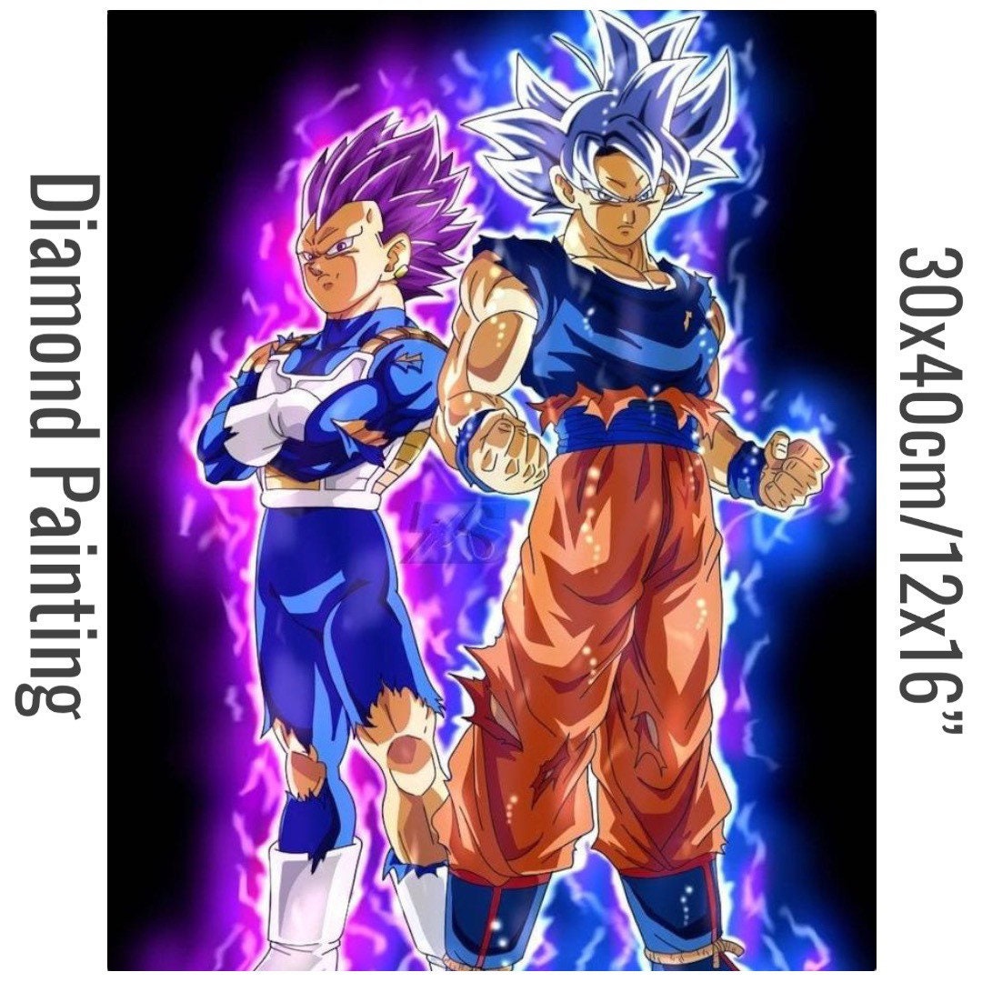 Poster de vidrio Dragon Ball Goku y Shenron 30x40cm - Otro